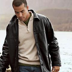 Leather Car Coat
